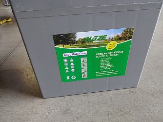 BATTERIA elettrica ERMETICA IN AGM per CARROZZINA ELETTRICA LINE per il disabile
